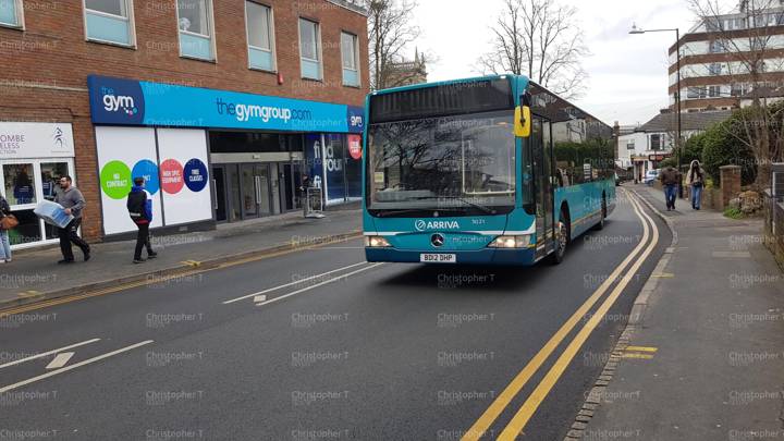 Image of Arriva Beds and Bucks vehicle 3021. Taken by Christopher T at 14.53.19 on 2022.02.28